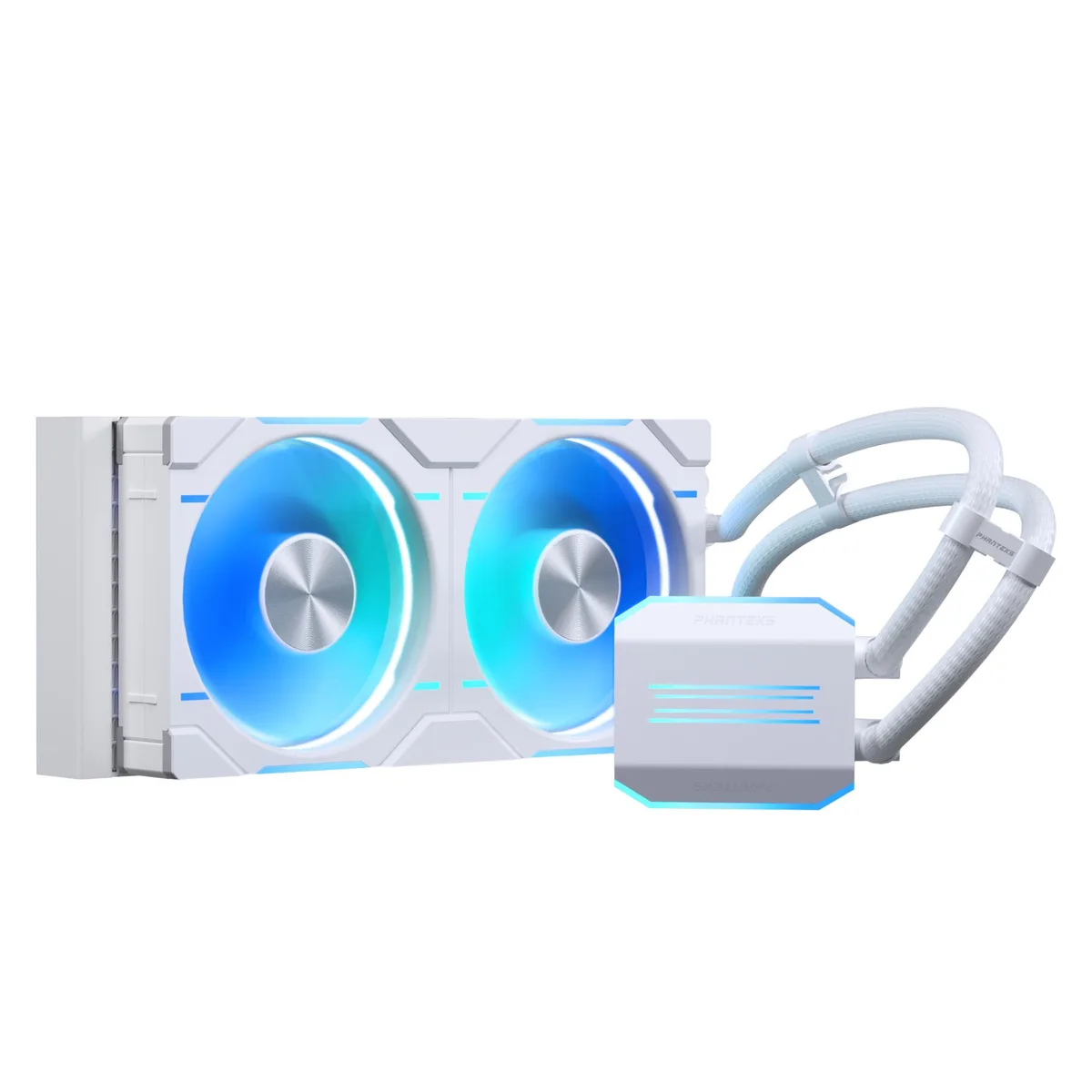 Phanteks Phanteks Glacier One 240D30 Premium D/A-RGB liquid cooler, White — product photo