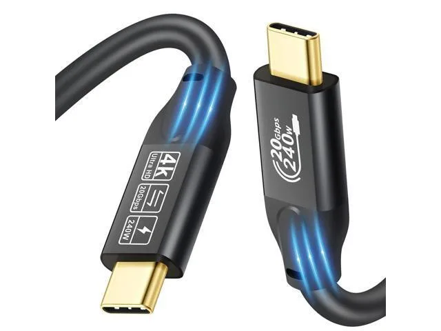 ORVIX ORVIX USB C 3.2 Gen 2 cable 240W 20Gbps 10ft — product photo