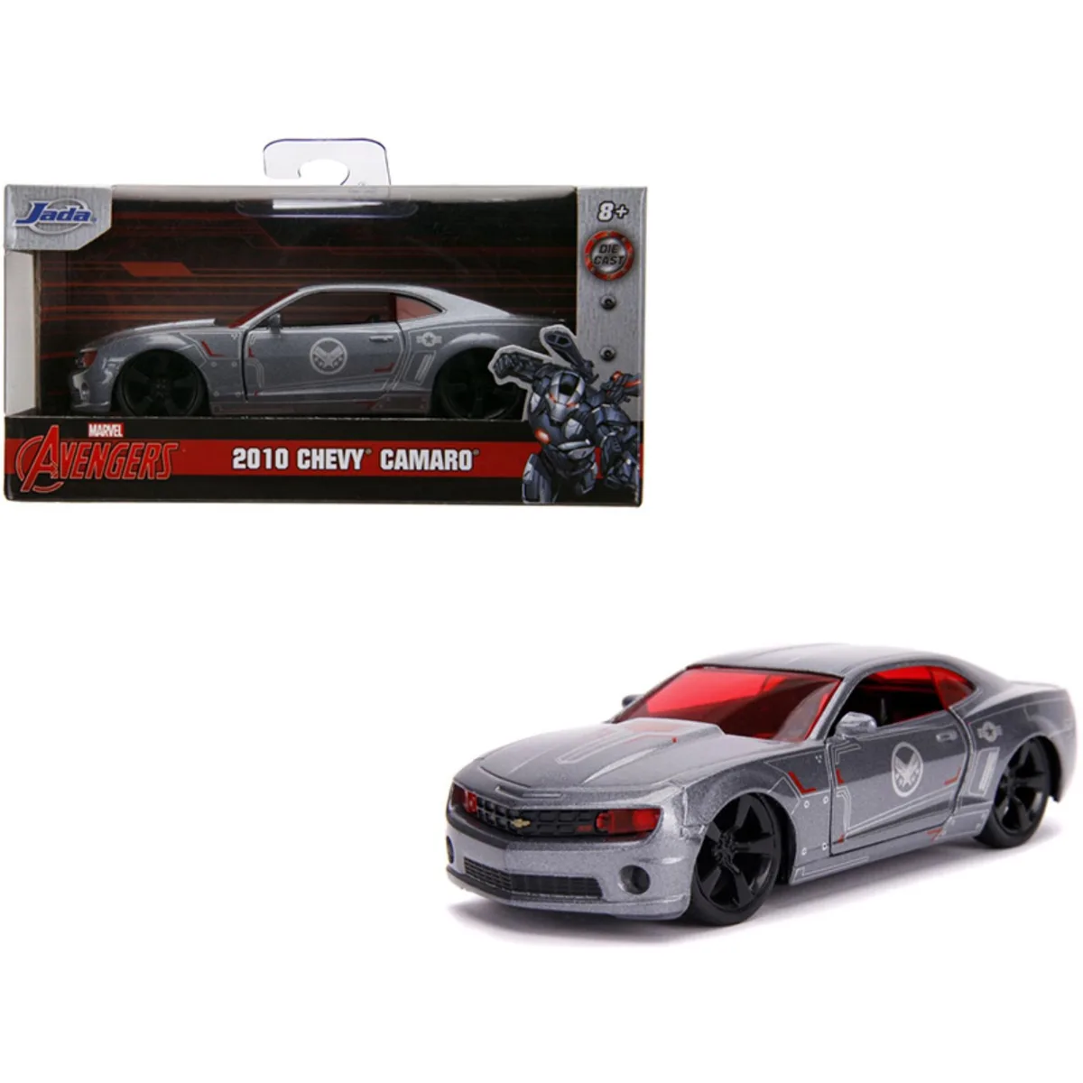 Jada Jada 2010 Chevrolet Camaro War Machine Avengers Marvel 1:32 Diecast Vehicle — product photo