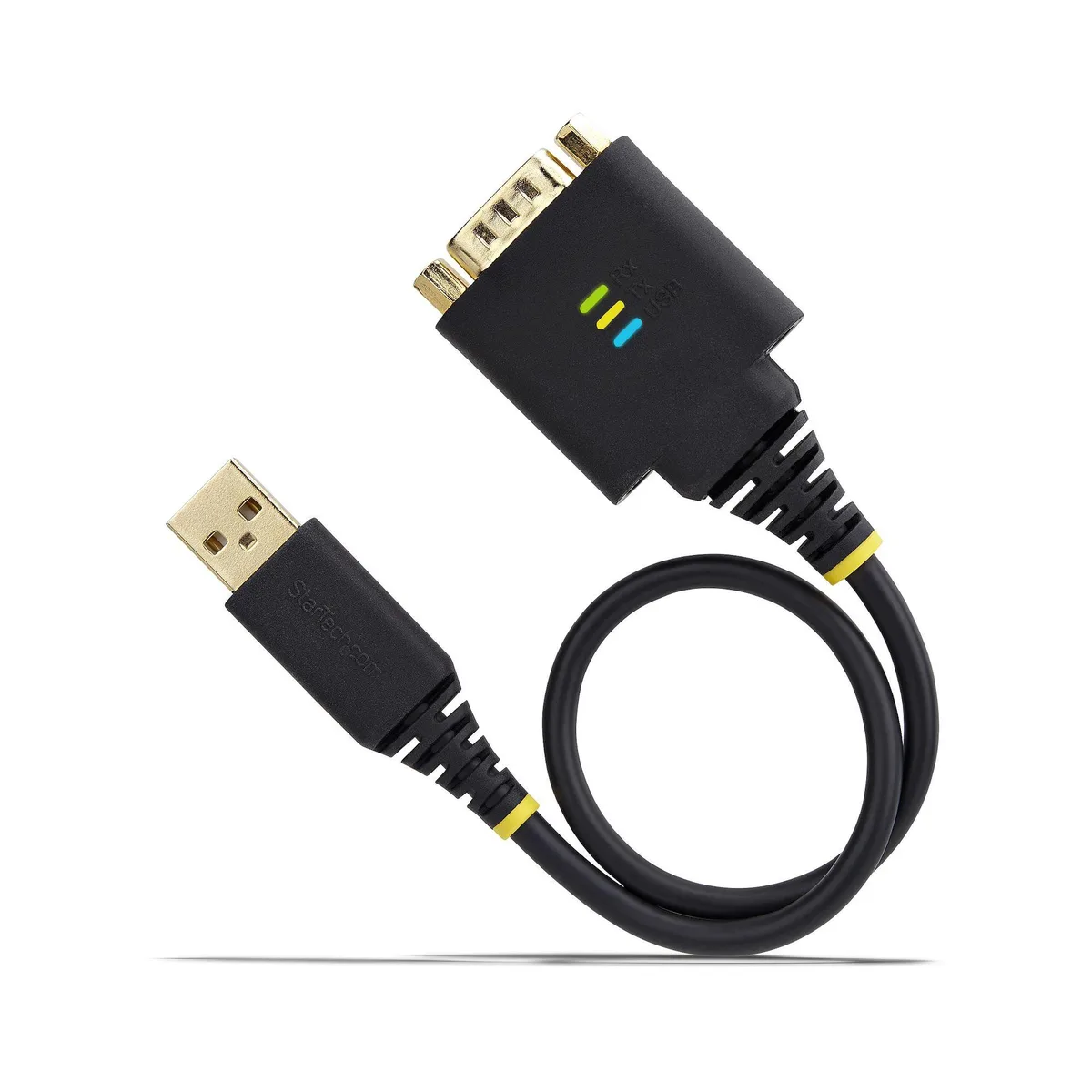 STARTECH STARTECH 1P1FFC-USB-SERIAL USB 2.0 to DB9 RS232 data adapter 1ft 30cm — product photo