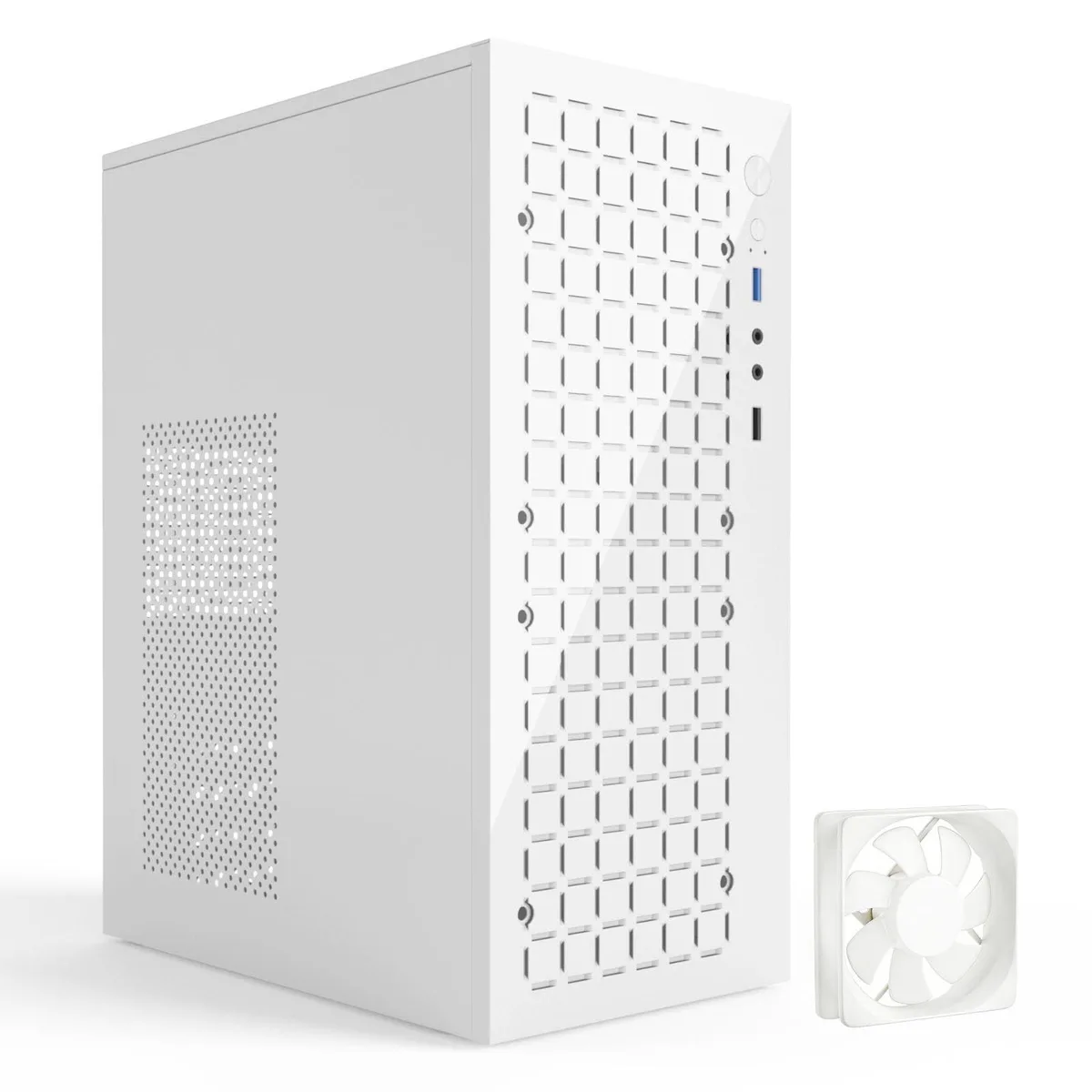 TGDGAMER TGDGAMER Micro ATX Case White 2 in 1 accessory — product photo