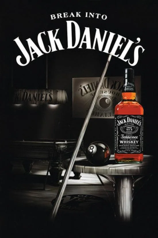 Poster print Jack Daniels Break Into 24 by 36 inches
