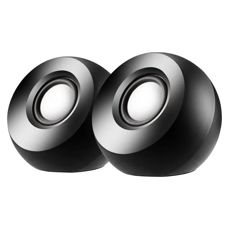 Corn Electronics Corn Electronics T32 2.0 USB-Powered Desktop Speakers Black — product photo