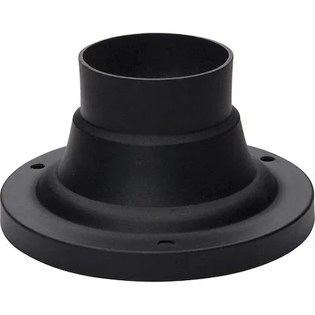 Black outdoor wall lantern, six inches wide, matte finish