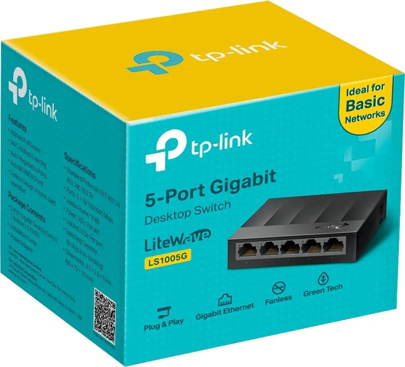 TP-Link TP-Link LS1005G 5-port Gigabit network switch — product photo