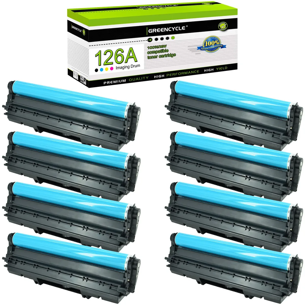 GREENCYCLE GREENCYCLE 126A CE314A Imaging Drum 8-Pack toner cartridge — product photo