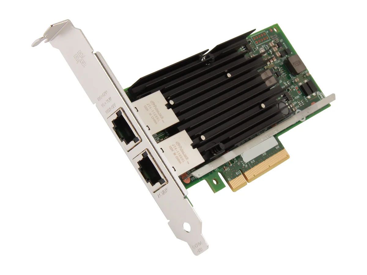 Intel Intel X540T2 10GbE dual-port RJ45 PCIe 2.1 x8 network card — product photo