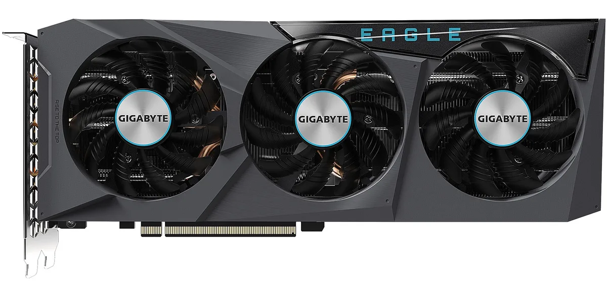 GIGABYTE GIGABYTE GV-R67XTEAGLE-12GD Radeon RX 6700 XT graphics card — product photo