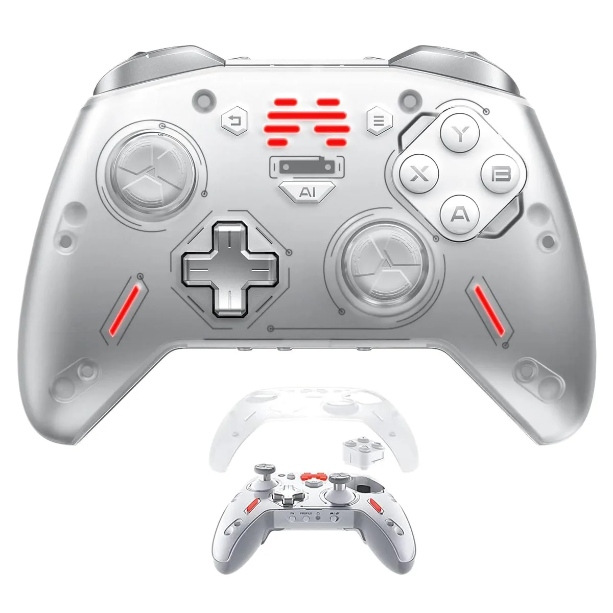 BEITONG BEITONG Zeus 2 Elite Wireless Game Controller Galaxy Silver — product photo