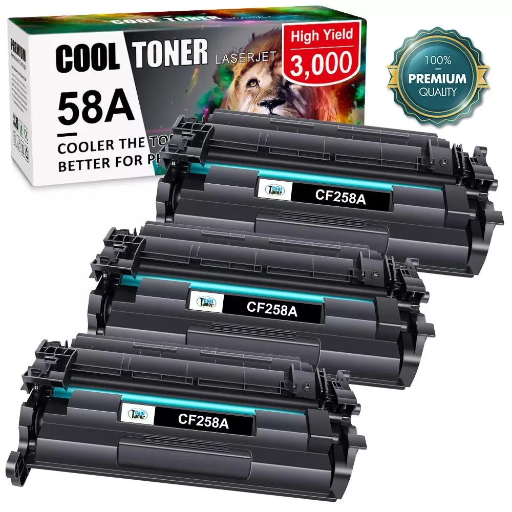 V4ink V4ink 58A CF258A toner cartridge 3 pack no chip — product photo