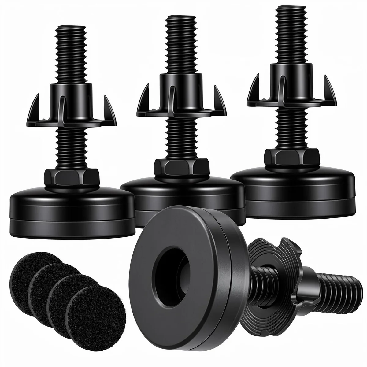  Viliqiou 5432YLZT2976 4 Pack Adjustable Furniture Feet Table Levelers — product photo