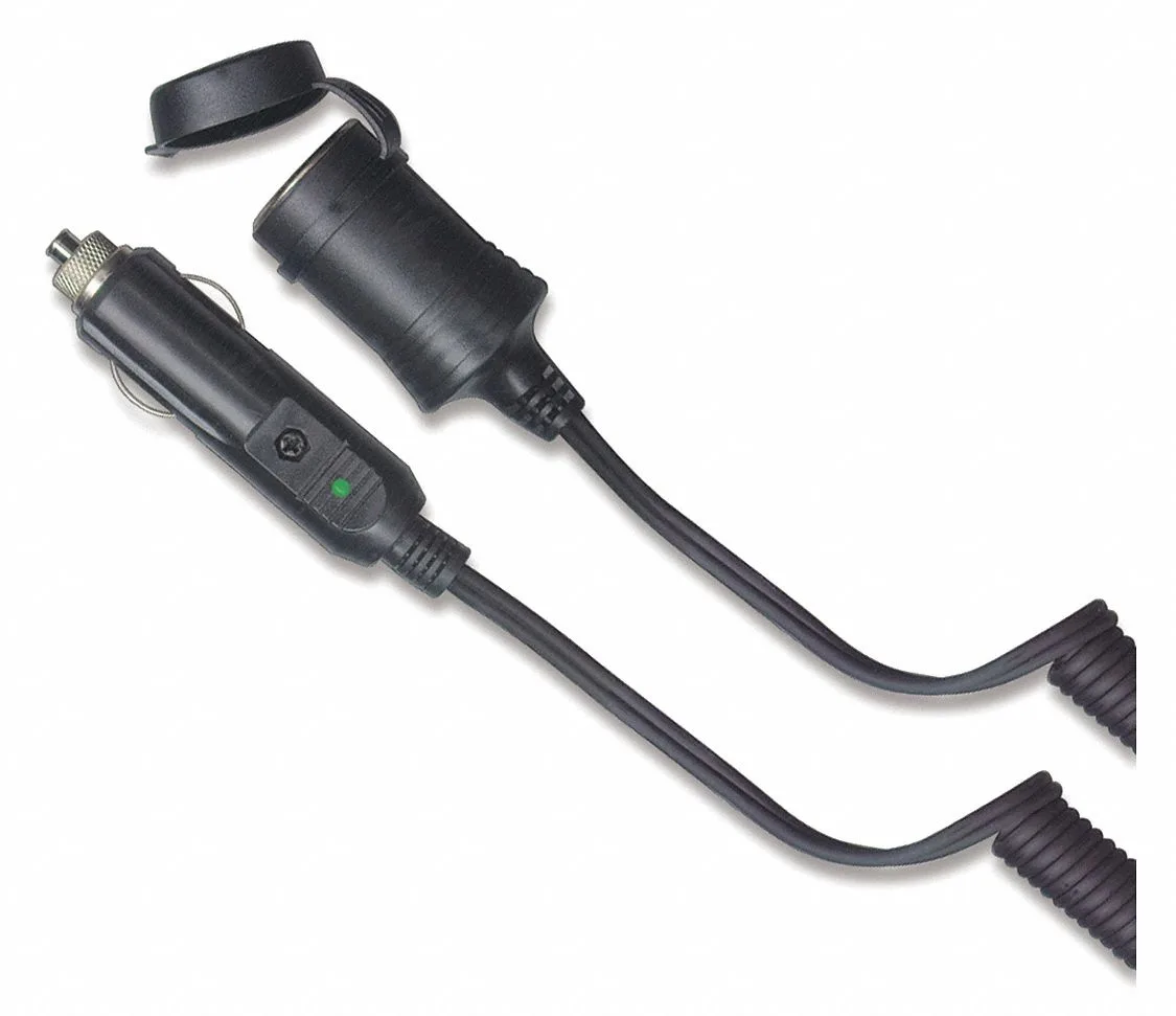 RoadPro RoadPro 12-Volt Cigarette Lighter Adapter 10' Coil Cord RPPS-2231 — product photo
