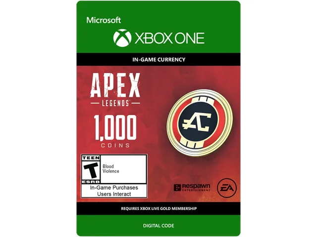 Electronic Arts Electronic Arts 7F6-00533 Apex Legends 1000 Coins downloadable game — product photo