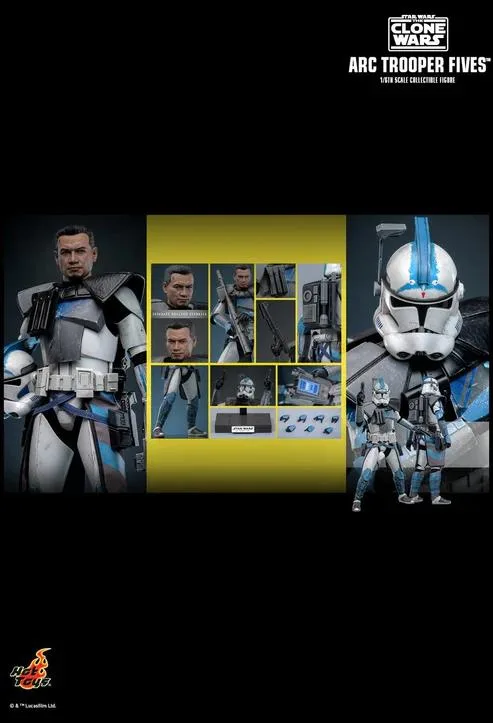 Hot Toys Hot Toys TMS132 Star Wars Arc Trooper Fives Action Figure — product photo