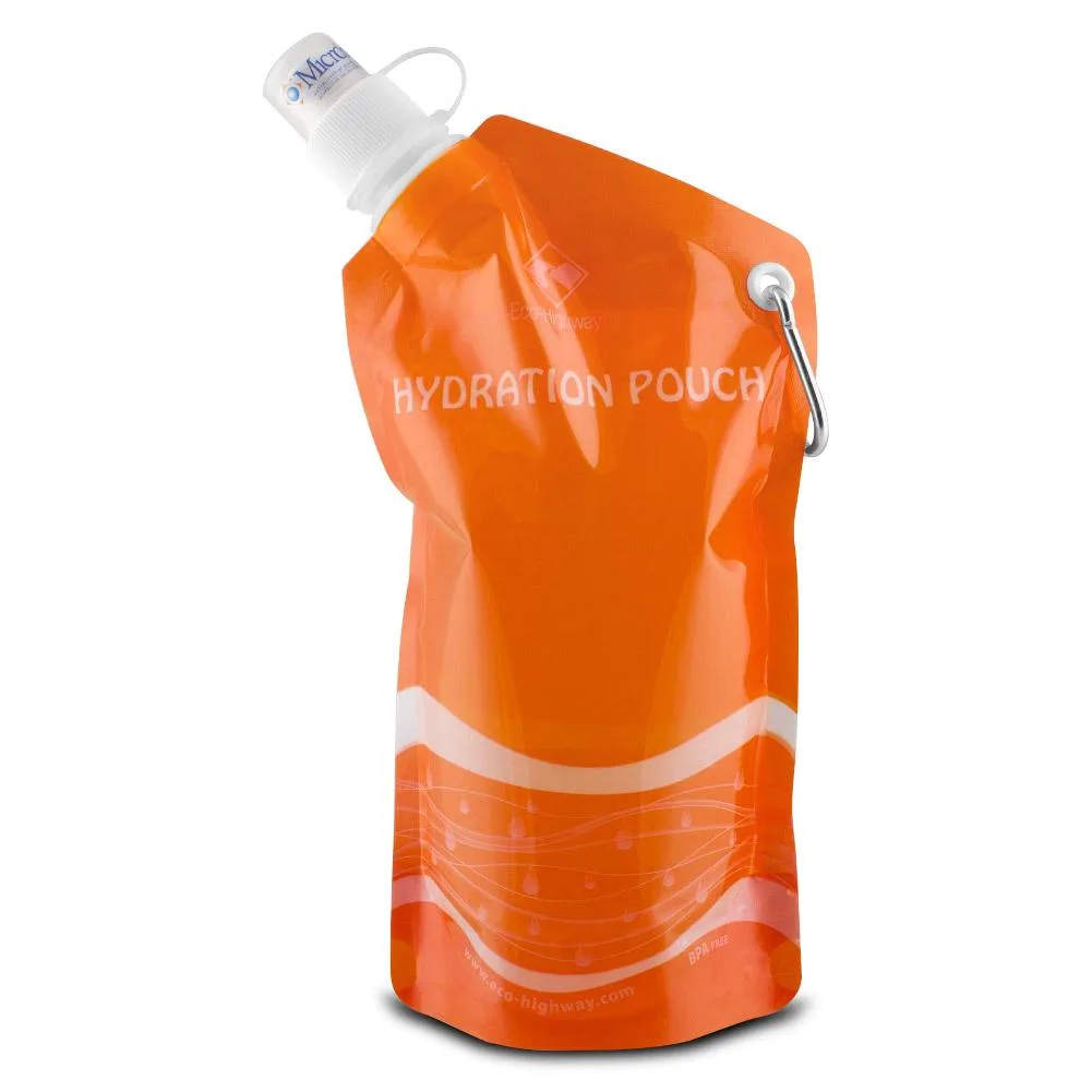 Xspot products Xspot products Eco-Highway Hydration Pouch 20oz Orange — product photo
