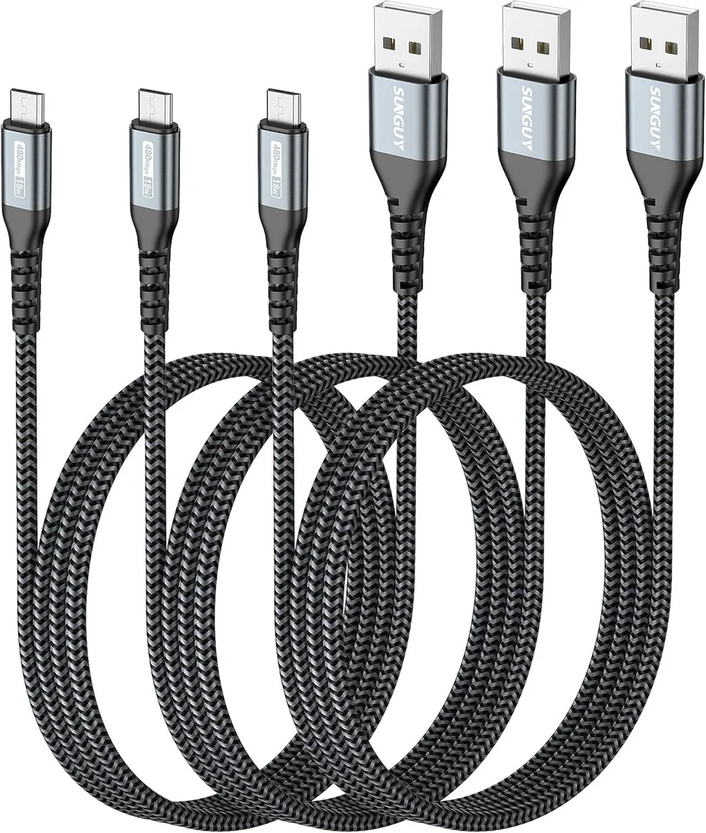 BFKK BFKK Micro USB Cable 3 Pack 1ft 18W USB 2.0 — product photo