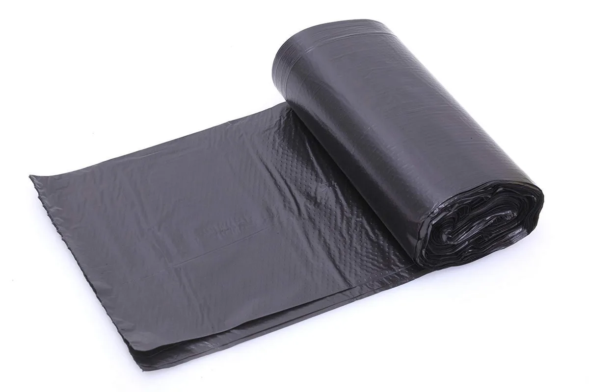  NO.1987 commerce Trash Bags 4 Gallon Black 120 Count — product photo