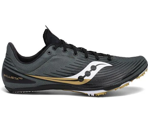 SAUCONY Saucony Ballista MD Track Shoe Olive/Black Size 7 — product photo