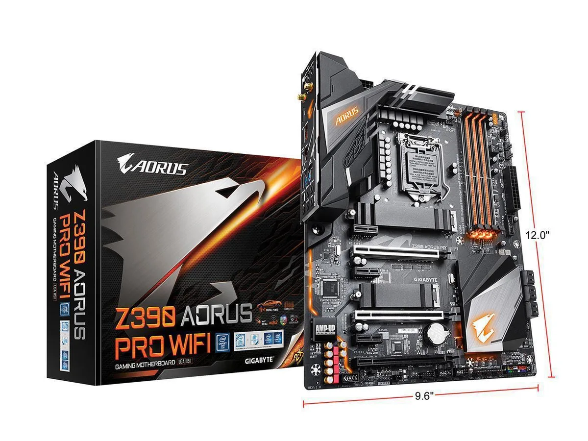GIGABYTE GIGABYTE Z390 AORUS PRO WIFI DDR4 Intel motherboard — product photo