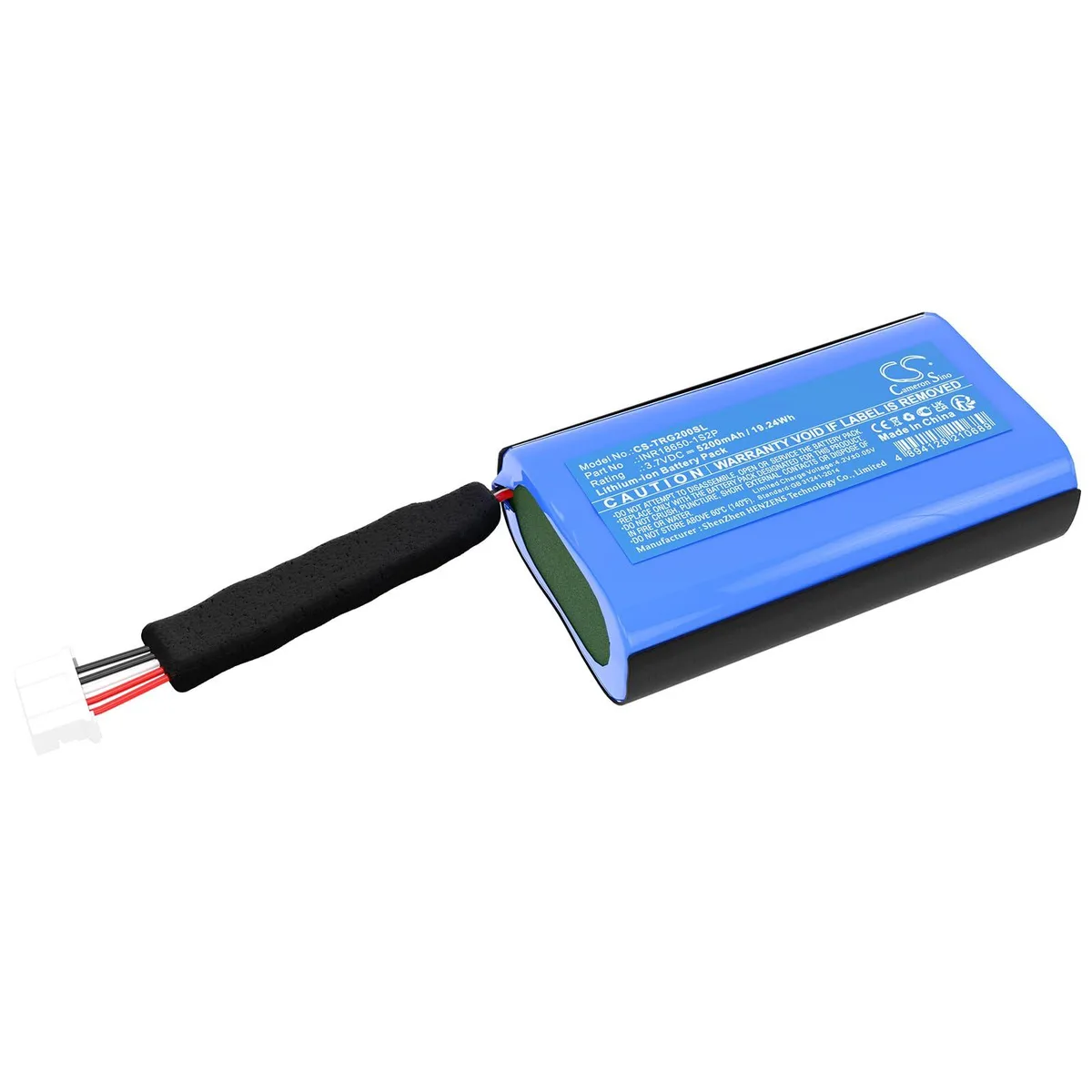  cameron sino Teufel Rockster Go 2 INR18650-1S2P 5200mAh 3.7V — product photo