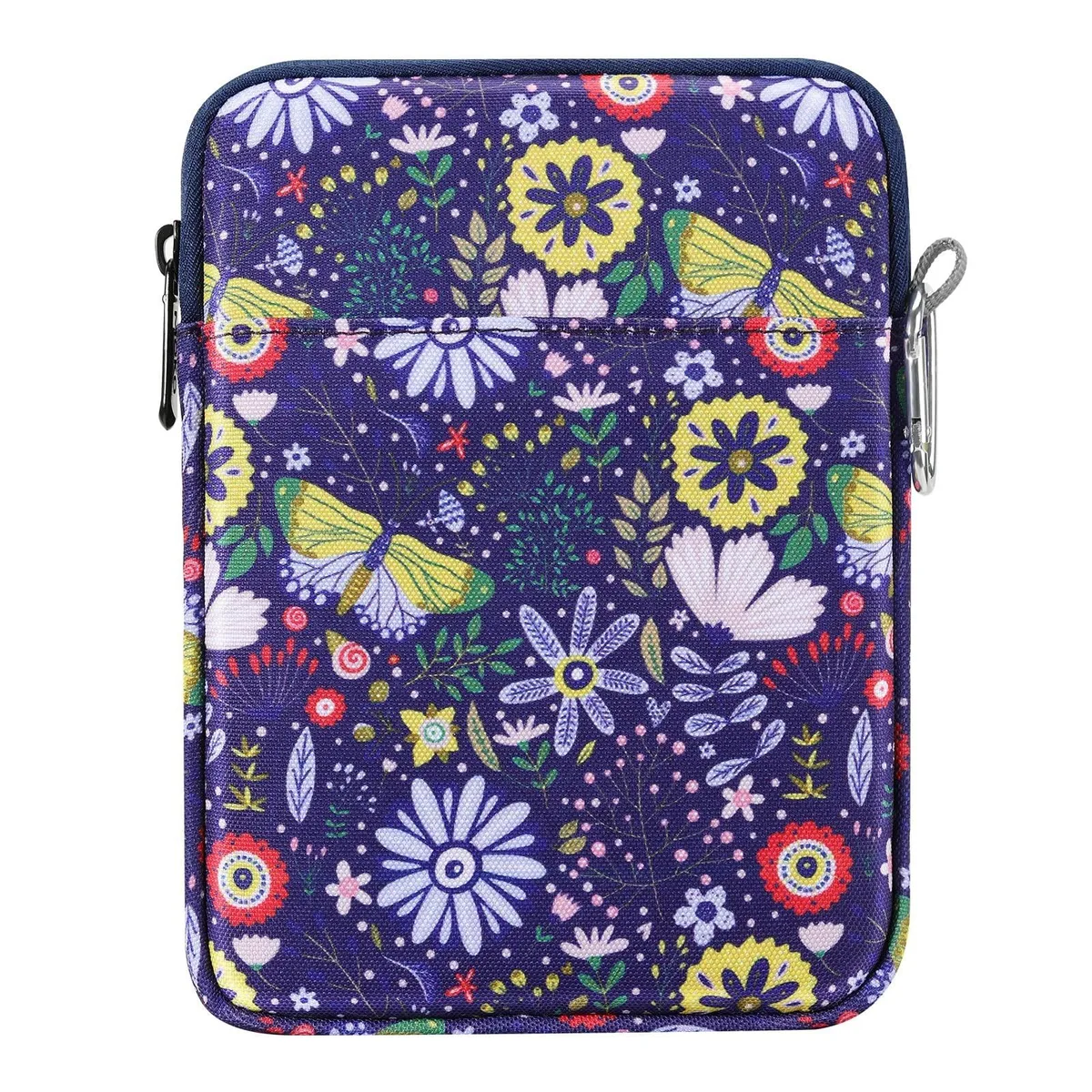 Moko Moko 6-7 Inch Kindle Sleeve Bag Colorful Flowers 2 in 1 accessory — product photo
