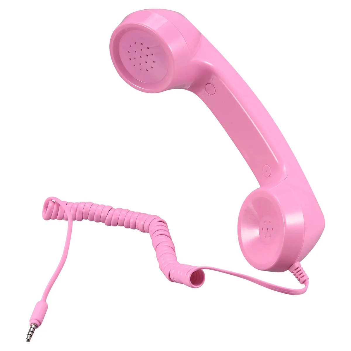Unique-Bargains Unique-Bargains Retro Telephone Handset 3.5mm Smooth Pink 1m cable — product photo