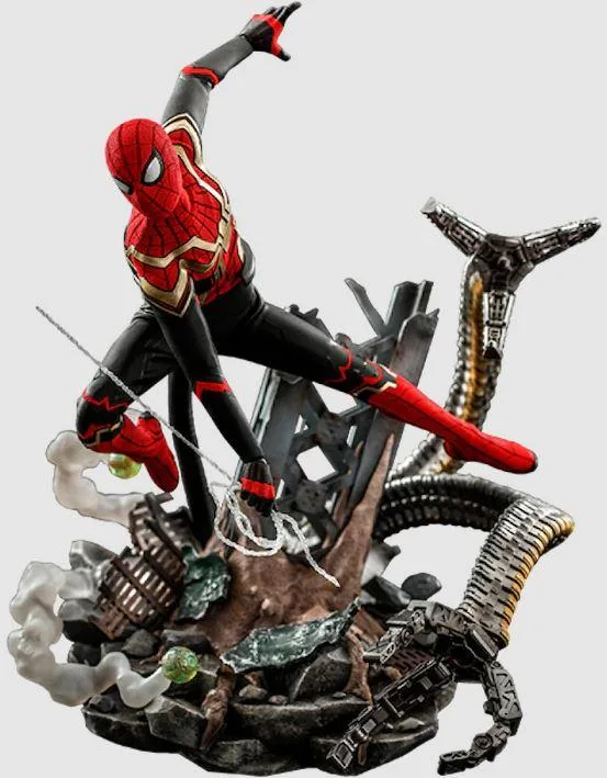 Hot Toys Hot Toys MMS624 Spider-Man Integrated Suit Deluxe Version action figure — product photo