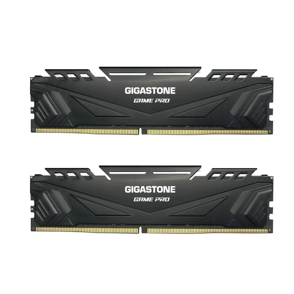 Gigastone Corporation Gigastone Corporation DDR4-3200-16U-2-GST-Game Pro-Black desktop RAM — product photo