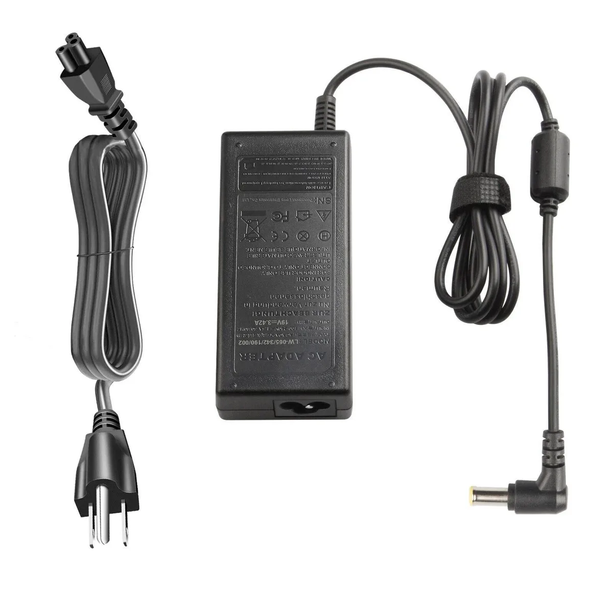 RAYBESTOS UNBRANDED RAYBESTOS UNBRANDED 19V 3.42A 65W AC Adapter 5.5mm/2.5mm for Gateway SA1 SA6 — product photo