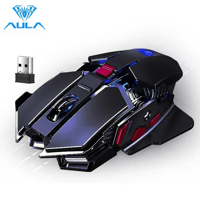 AULA AULA SC300 2.4G Wireless Gaming Mouse 1200 DPI Black — product photo