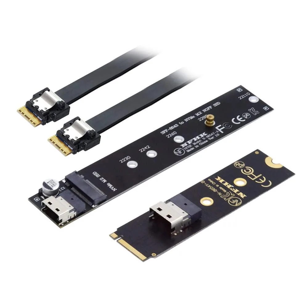 Vszerda Vszerda NF-SA-040+SF-100-0.4M NVME Extension Cable 40cm SFF-8654 — product photo