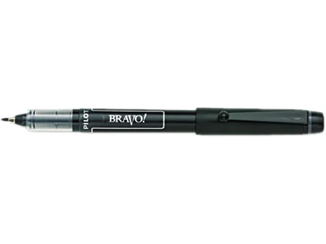 Pilot Pen Pilot Pen 11034 Bravo! Porous Point Stick Water-Based Pen Black Ink Bold — product photo