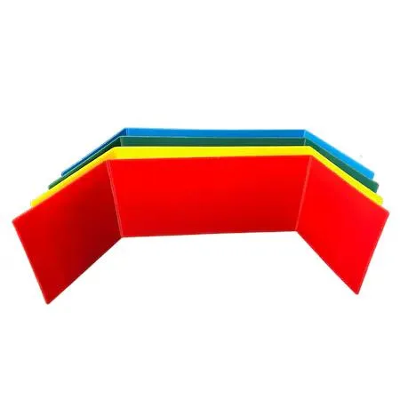 Flipside Products Flipside Products 19280 Corrugated Plastic Study Carrel Pack of 24 — product photo