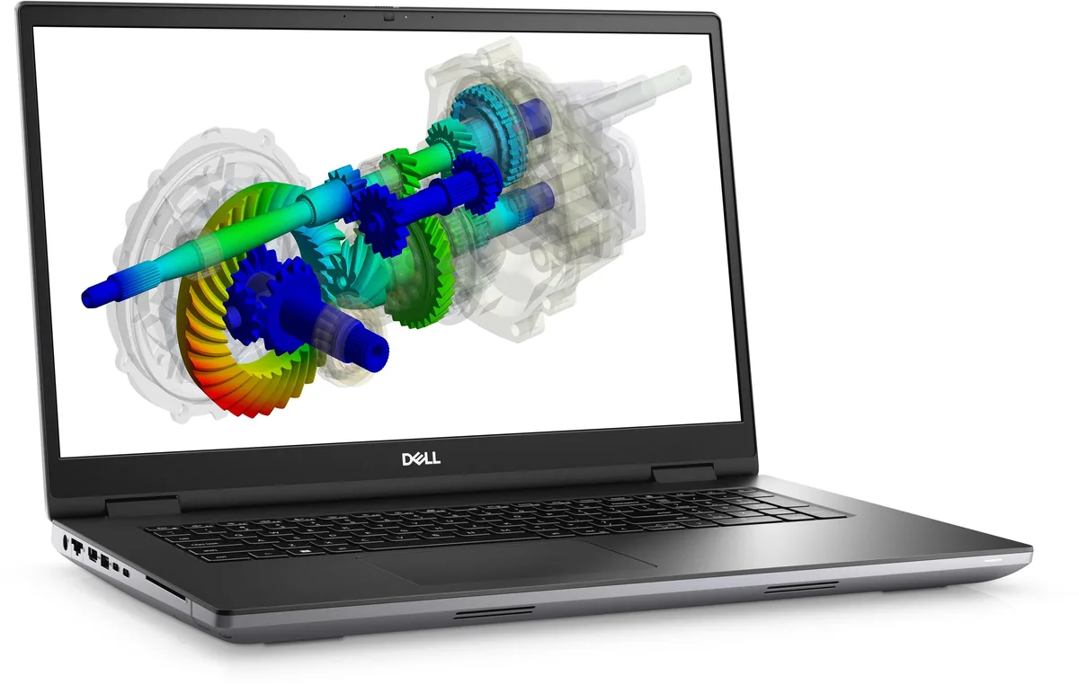 DELL DELL Precision 7770 Laptop i9-12950HX 16-Core 256GB SSD 8GB RAM 17.3" FHD Silver — product photo