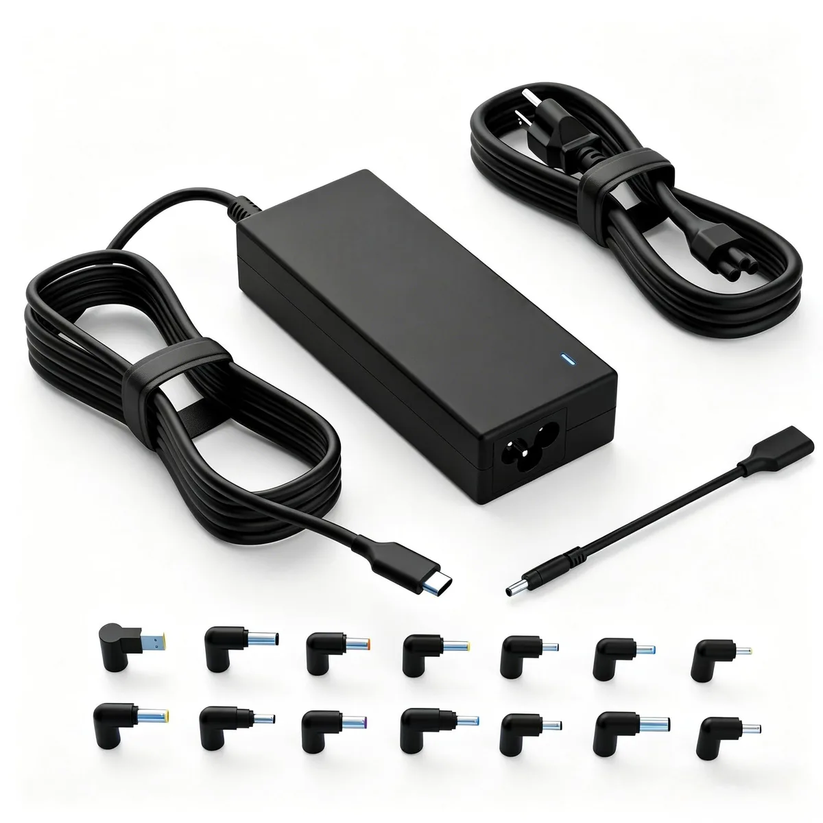  Nivjuky LX-100W 100W USB-C Universal Laptop Charger 15 Tips — product photo