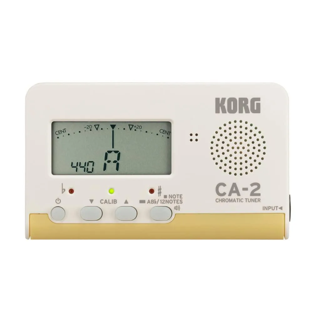 Compact chromatic tuner with large needle-style display