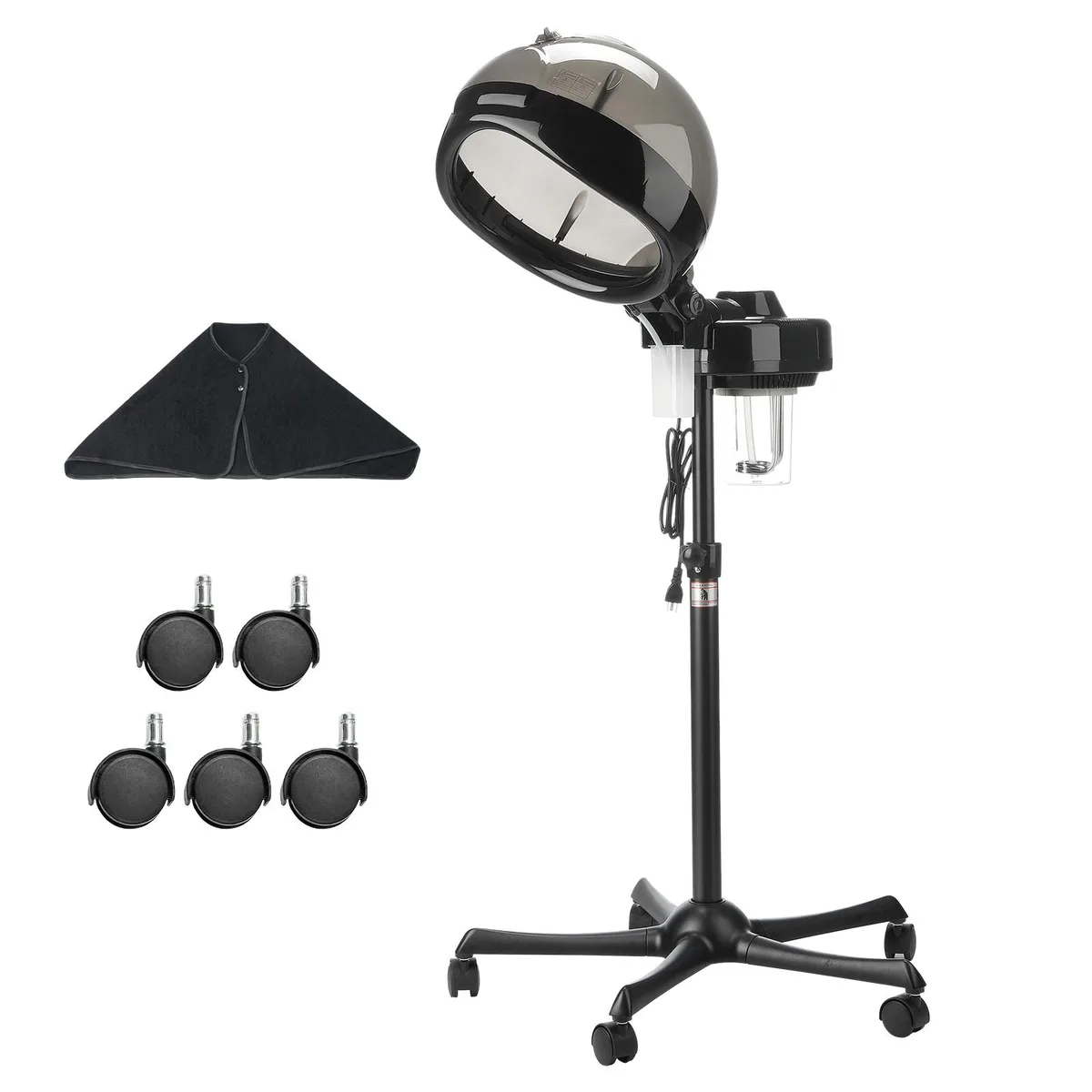 VEVOR VEVOR Ionic Hair Steamer JY-150D 11.81 in Hood 5 Wheels 2 Lockable — product photo