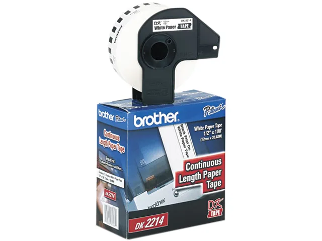 Brother Brother DK2214 Continuous Paper Label Tape .47" x 100 ft pos accessory — product photo