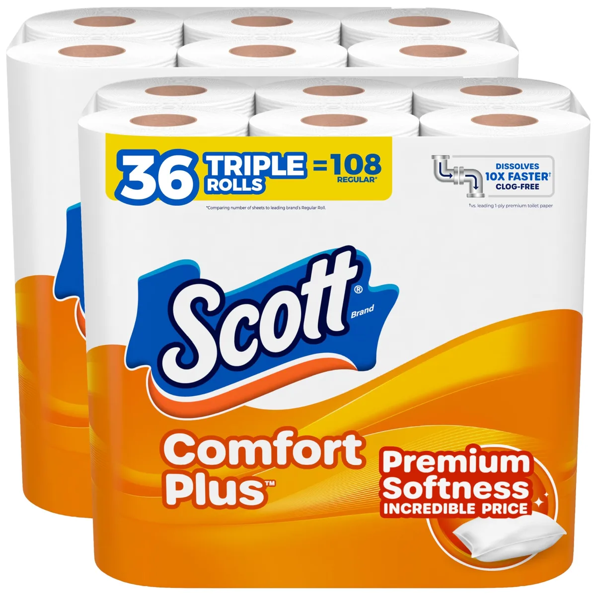  Kimberly-Clark Corp. toilet paper 36 triple rolls 231 sheets — product photo