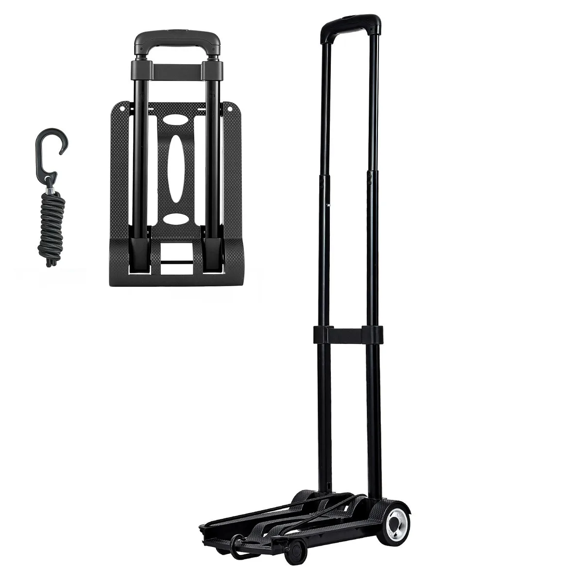 VEVOR VEVOR Folding Hand Truck 110 lbs 2 Wheels Black PZS30 — product photo