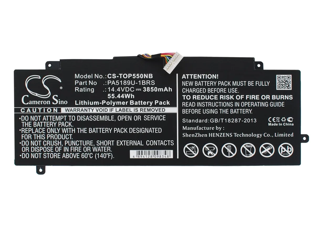 Cameron &amp; Co Cameron &amp; Co DS-CS-TOP550NB laptop battery 14.4V 3850mAh 55.44Wh Li-Polymer black — product photo