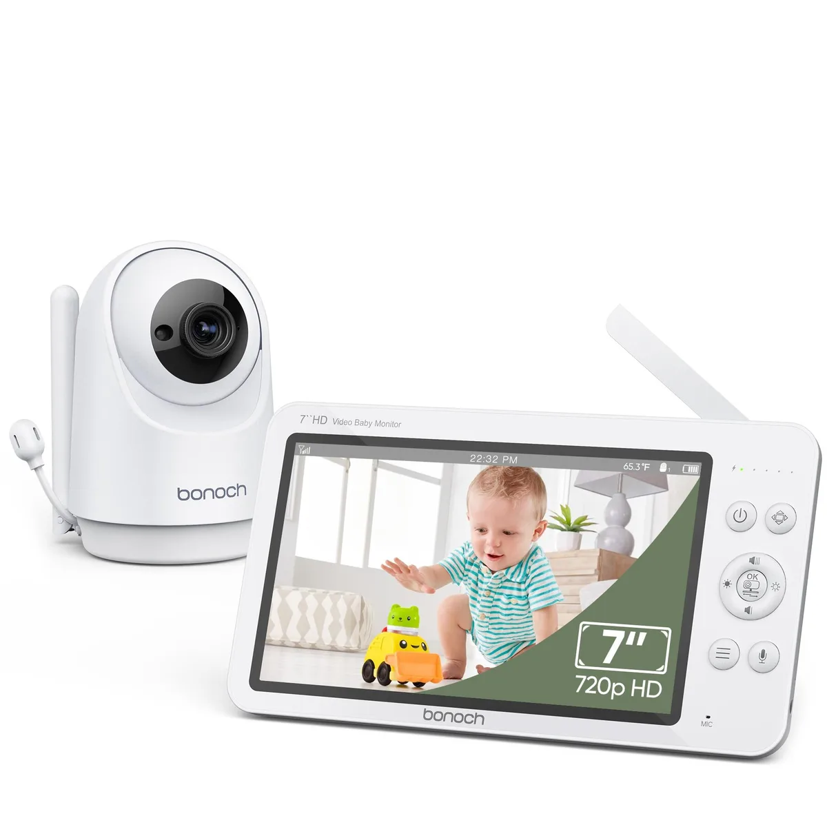 bonoch bonoch 720p HD Baby Monitor with 7-Inch Screen No Wi-Fi — product photo
