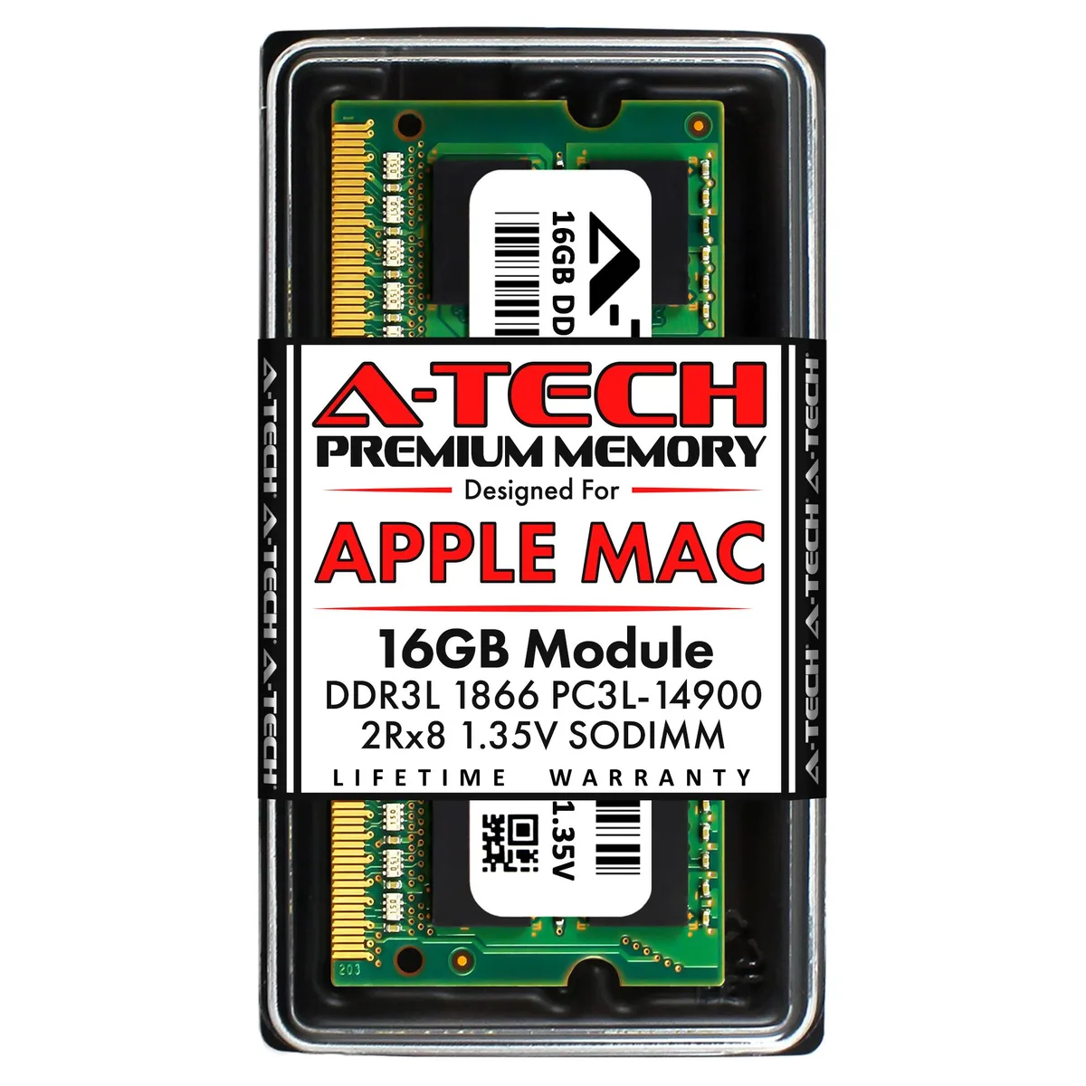 A-Tech A-Tech 16GB DDR3L 1866MHz 204-Pin SODIMM for iMac 27-inch Late 2015 memory upgrade — product photo