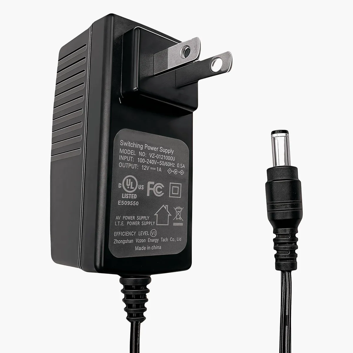 Kenuco Kenuco 12V 1A-2A Power Adapter 5.5mm×2.1mm — product photo