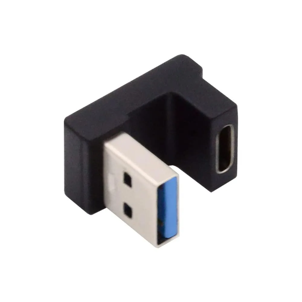 Fervit Fervit USB-C Female to USB 3.0 A Male 360° U-Shape Adapter 10Gbps — product photo