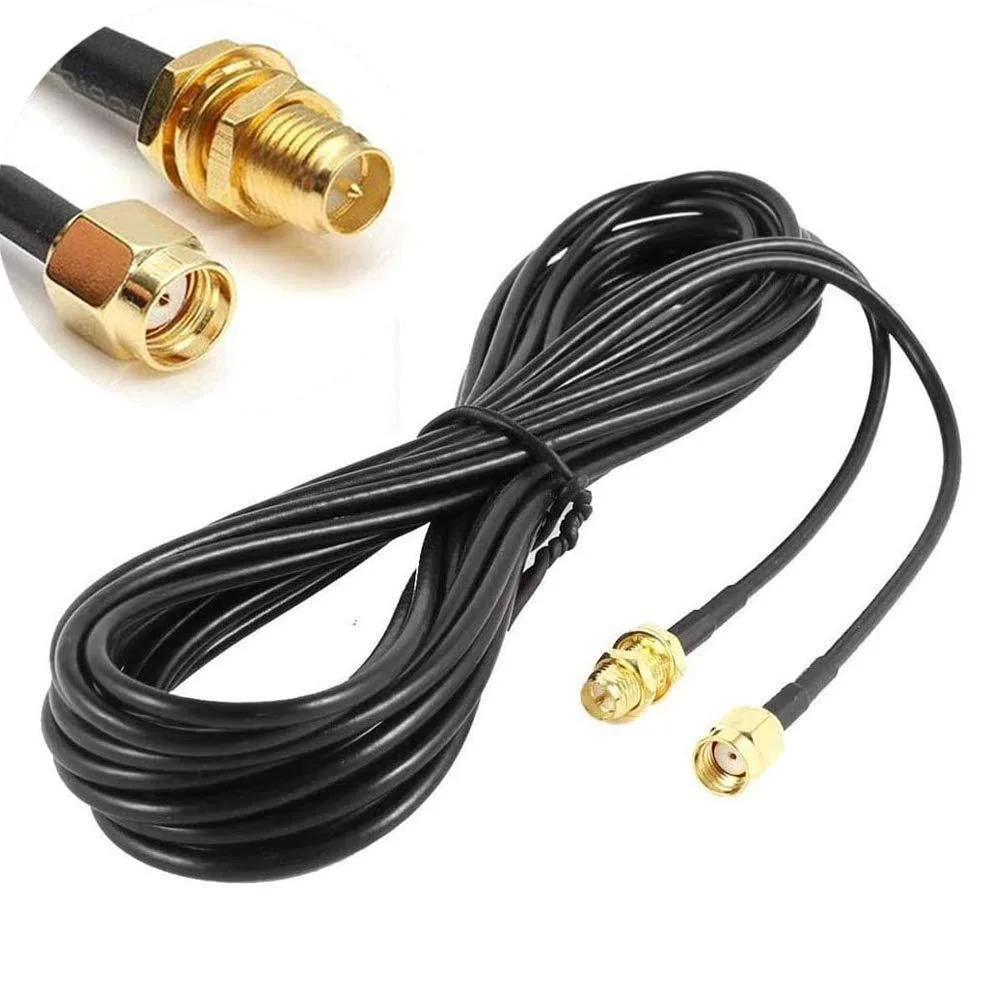 Vszerda Vszerda 10ft RP-SMA Coaxial Extension Cable Male to Female network antenna — product photo