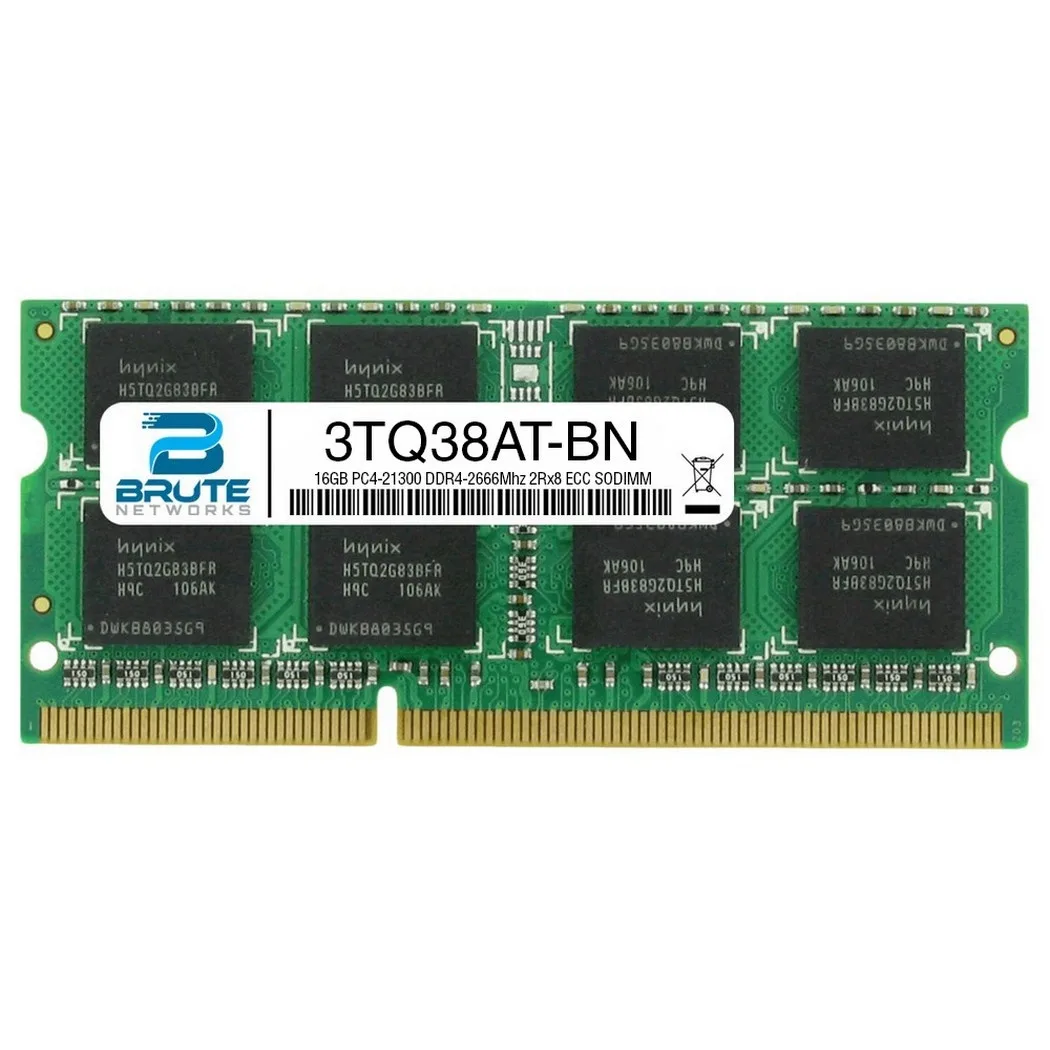 Brute Networks Brute Networks 16GB DDR4-2666 2Rx8 1.20V 260-Pin SO-DIMM server RAM — product photo