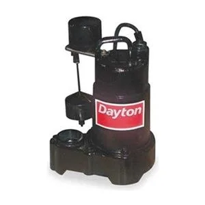 Dayton Dayton 3BB82 1/2 HP Submersible Sump Pump 120V AC Vertical Float — product photo