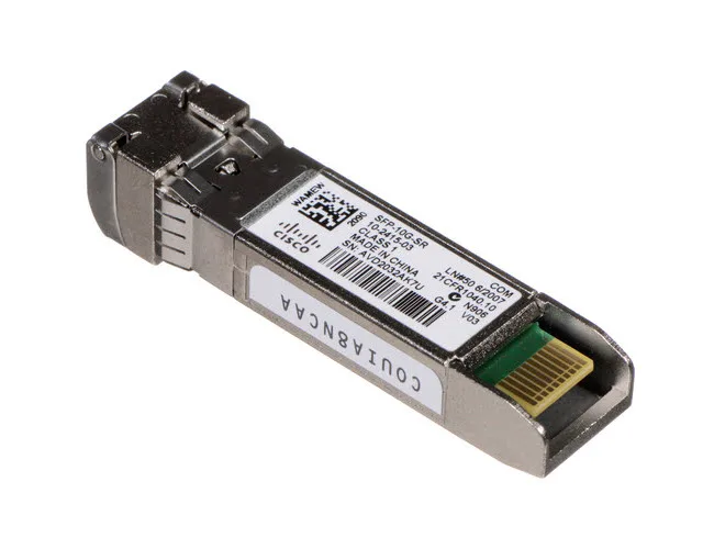Cisco Systems, Inc. Cisco Systems, Inc. SFP-10G-SR= SFP+ Transceiver 10GBase-SR 850nm 300m LC Duplex — product photo