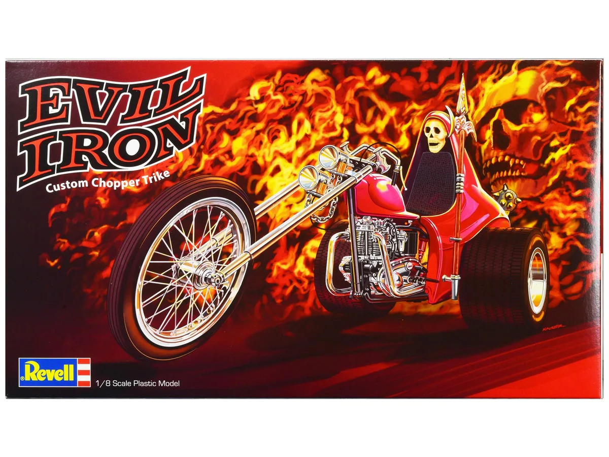 Revell Revell Evil Iron Custom Chopper Trike 1/8 Scale Model Kit 153 Parts — product photo
